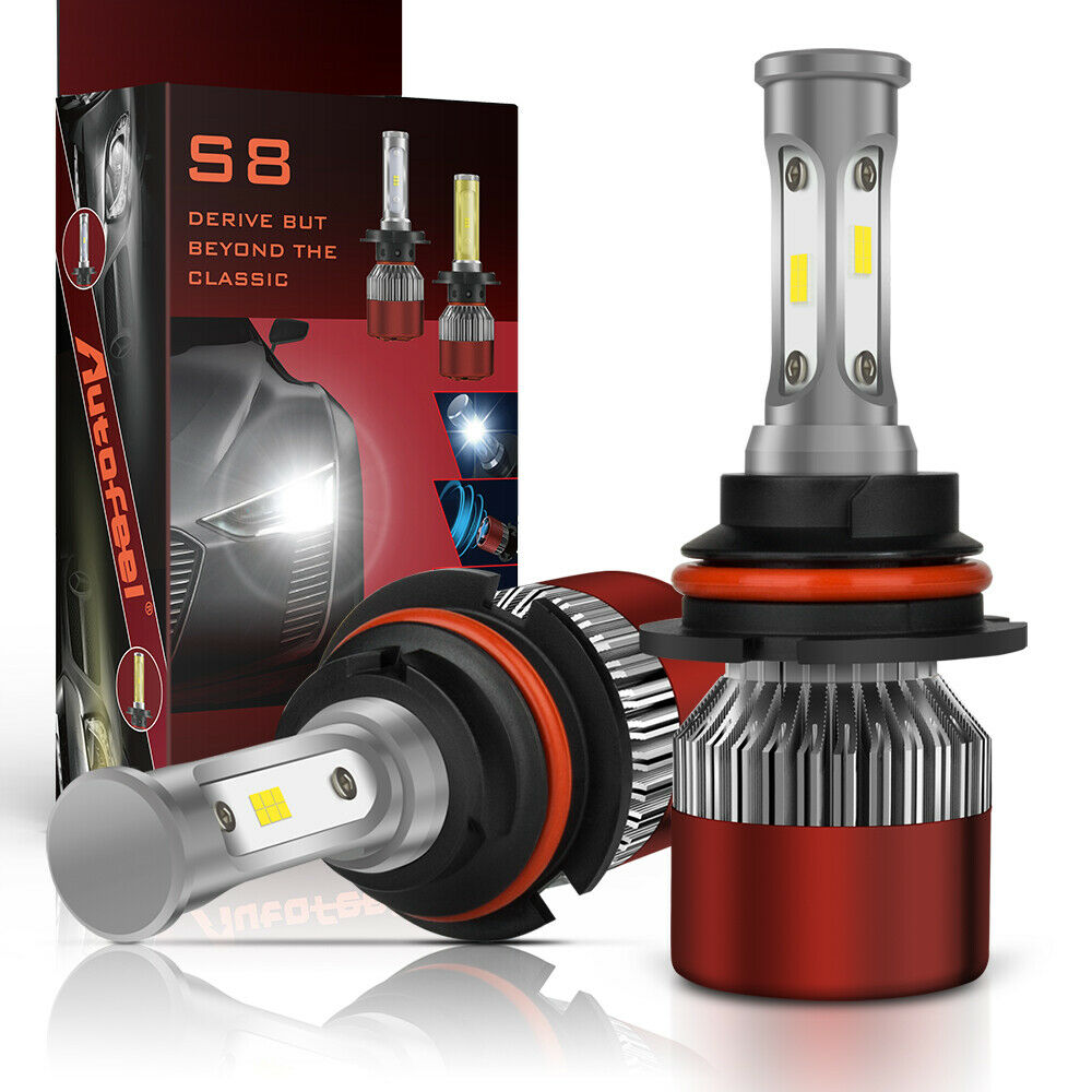 Autofeel 9007 HB5 1860W 279000LM 6000K Hi-Lo Beam LED Headlight Bulb Power Lamp
