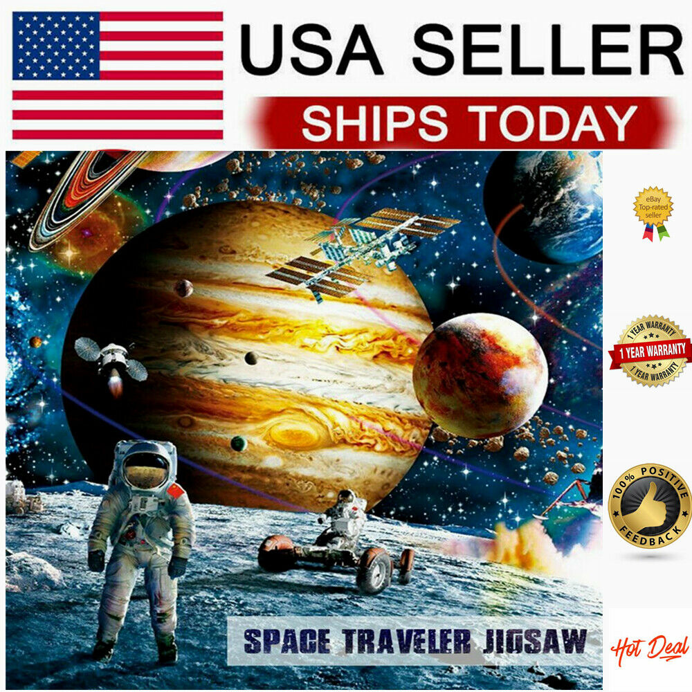 1000 Piece Jigsaw Puzzle Kids Adult Planets in Space ...