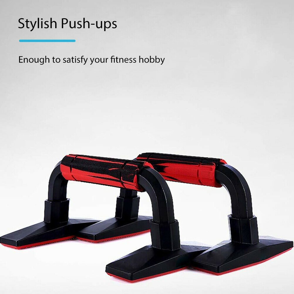 Push Up Stands Strength System Fitness Workout Training