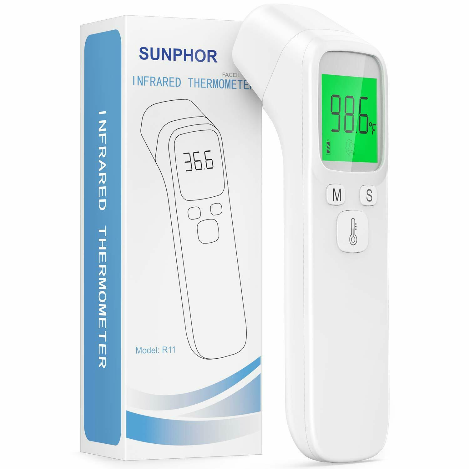 No Touch Digital Temperature Tricolor Prompt Infrared Forehead Thermometer Body