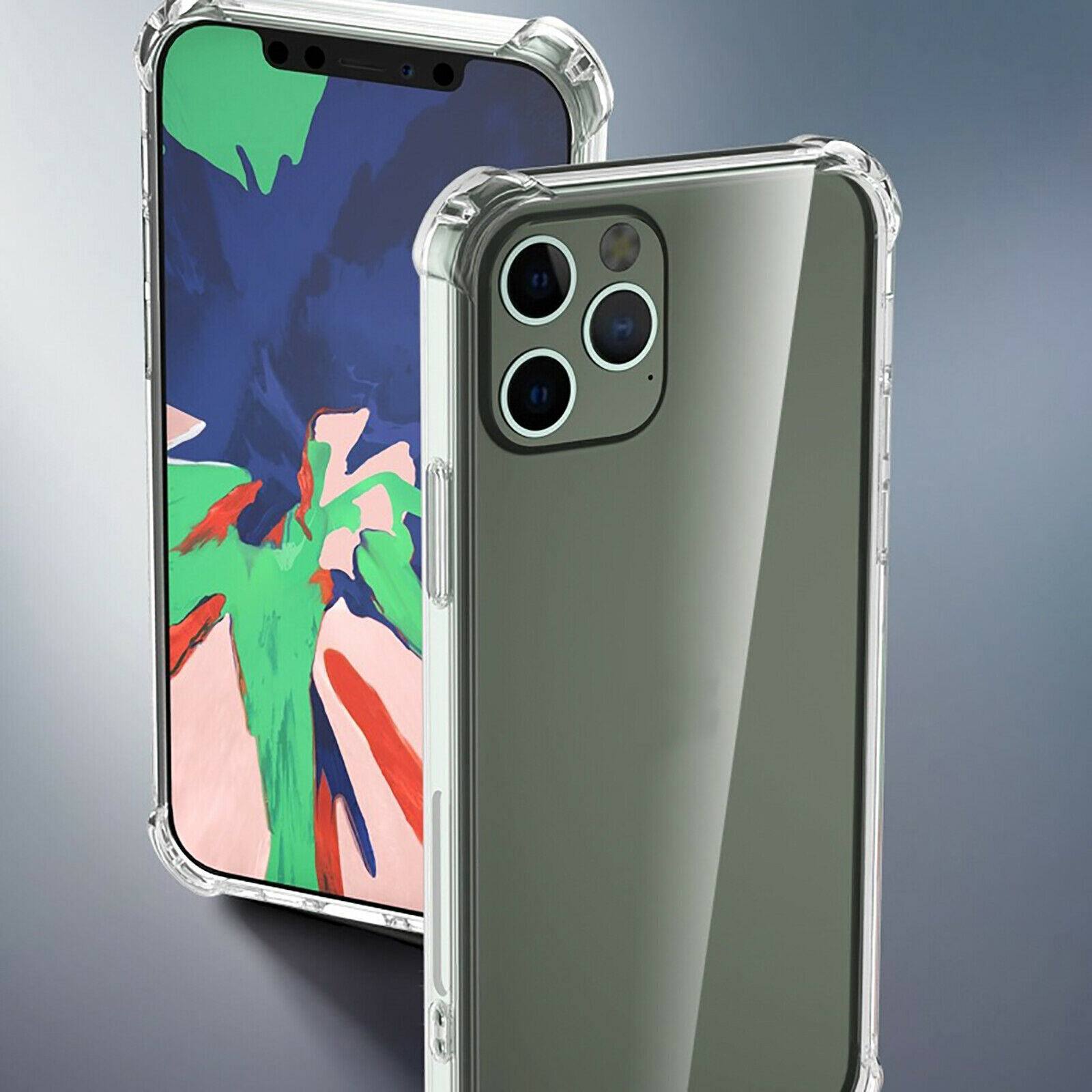 1PC Anti-drop Transparent Shell Phone Case Protective Cover for iPhone12 Series - Picture 3 of 9