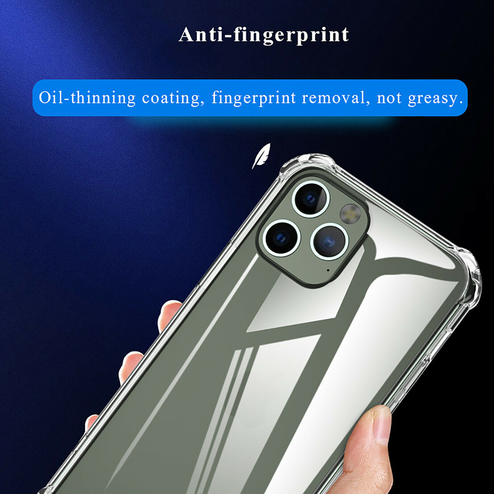 1PC Anti-drop Transparent Shell Phone Case Protective Cover for iPhone12 Series - Picture 2 of 9