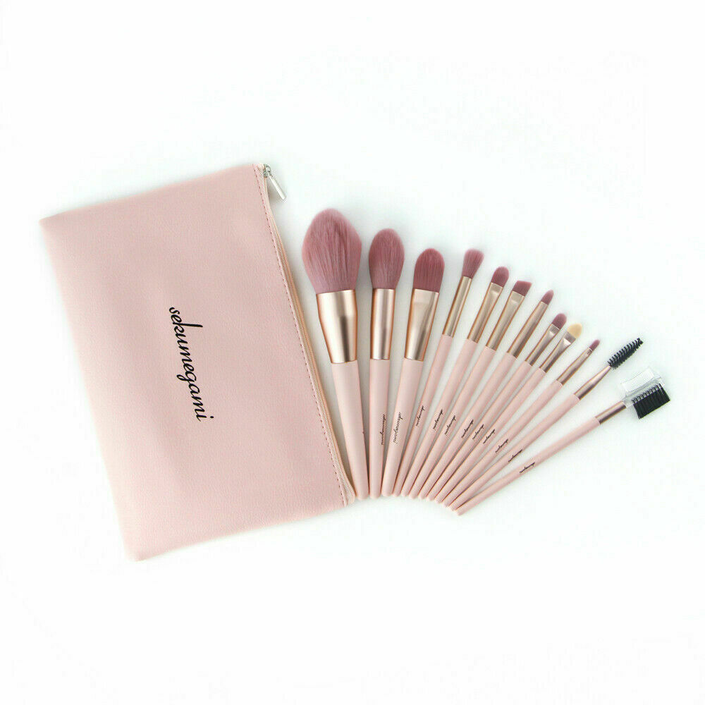 12Pcs Makeup Brushes Cosmetic Face Lip Eyebrows Powder Foundation Soft Nice Tool