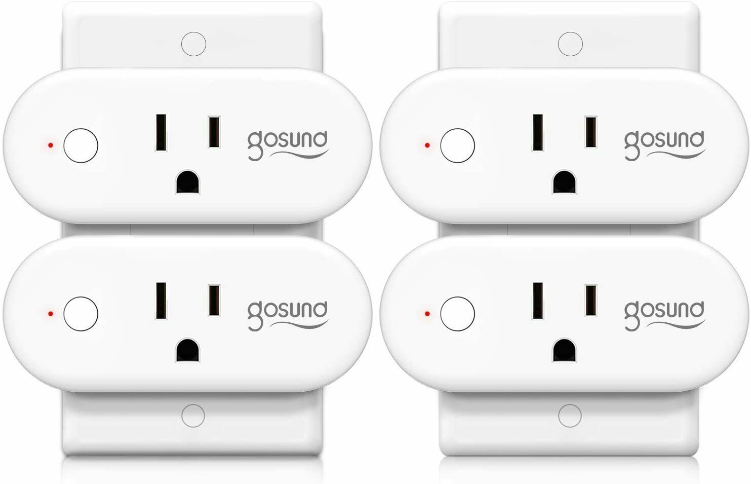 Gosund 4Pack Mini Smart Plug Home WiFi Outlet Socket Work With Alexa Google Home