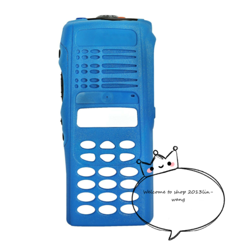 Blue Replacement  Full-keypad  Housing cover shell for Motorola M3 HT1250 Radio