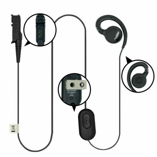 HKLN4436A Black Earpiece Earphone Fits  XPR3300 XPR3500 2-Way Radio