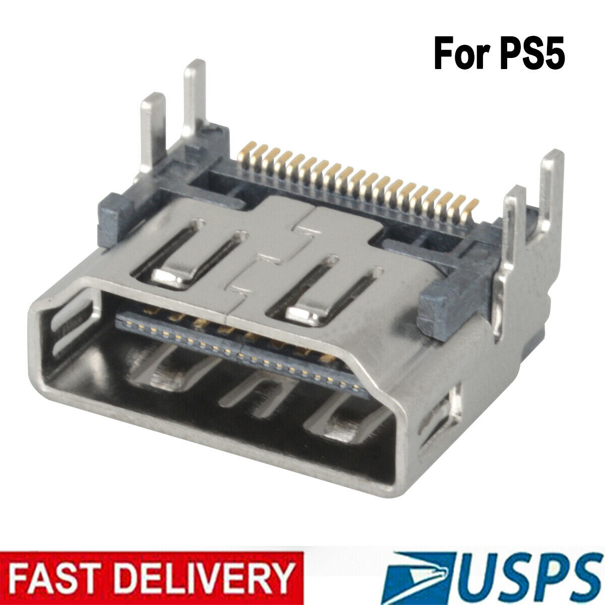 For PS5 PlayStation 5 Console HDMI Port Motherboard Socket Replacement Connector