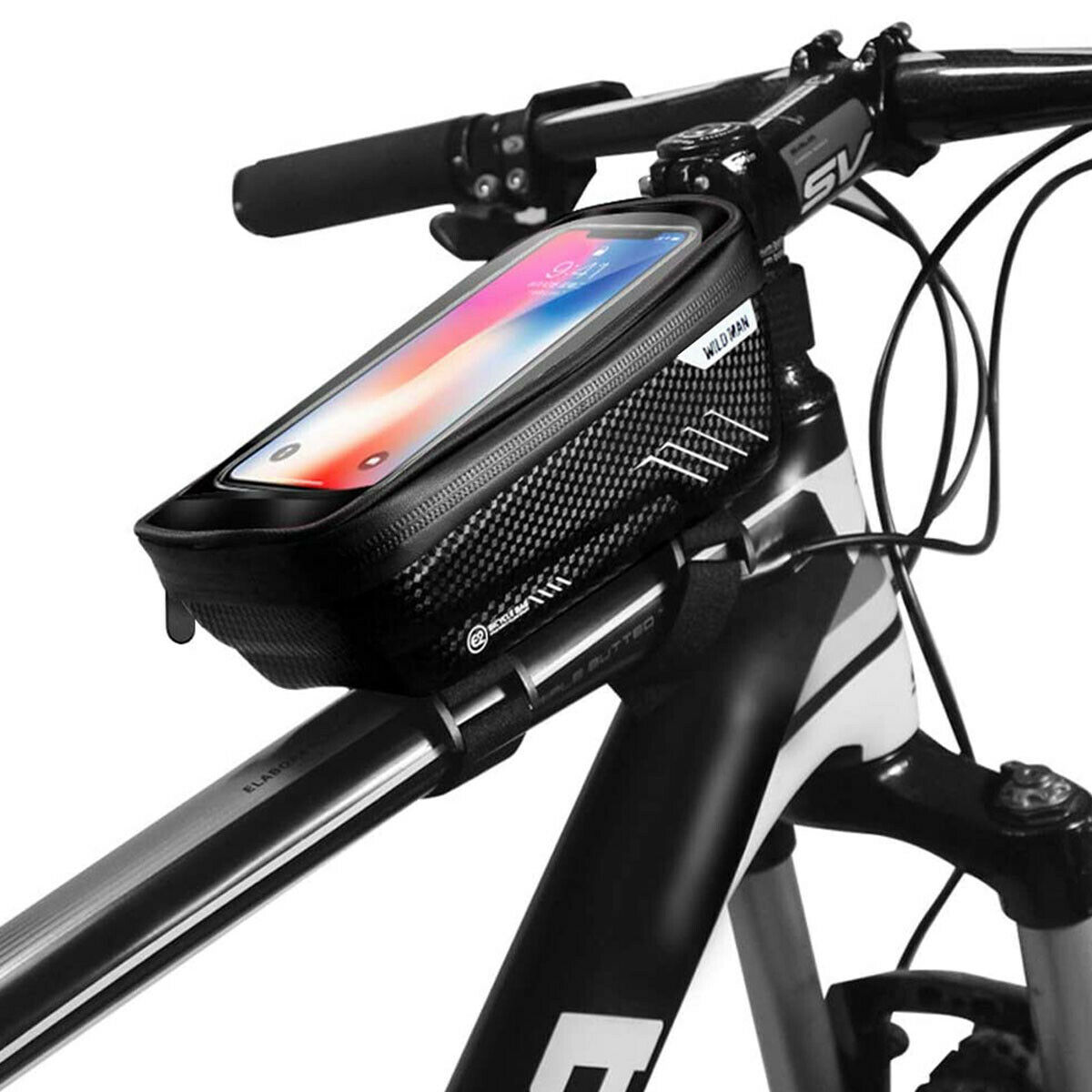 Waterproof Front Frame Cycling Bicycle Top Tube Bike Bag GPS Phone Holder Case