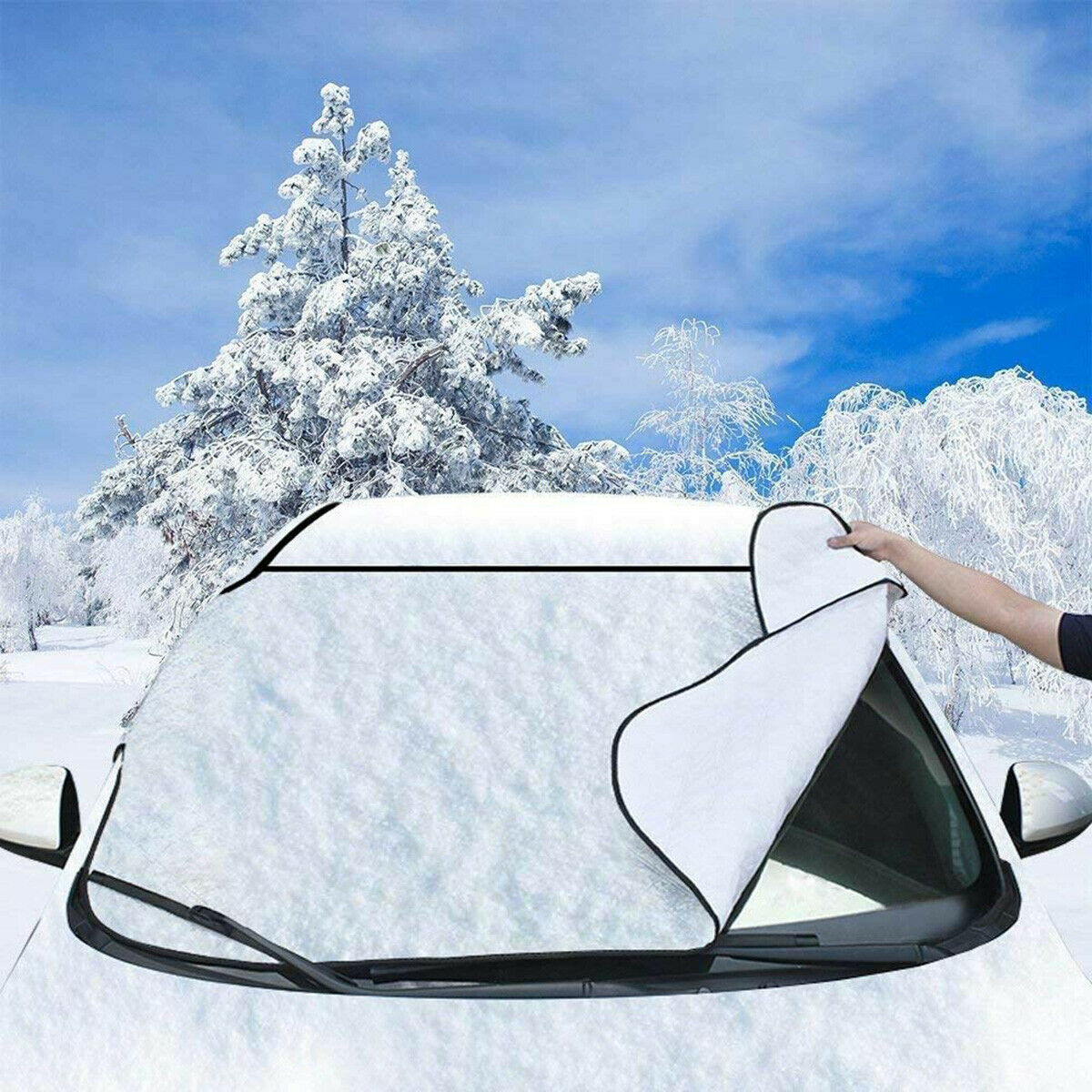 Car Windshield Snow Cover Sun Shade Protector Winter Ice Rain Dust Frost Guard