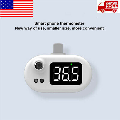 USB Mini Smart Mobile Phone Thermometer IR Temperature Meter For Android IOS US