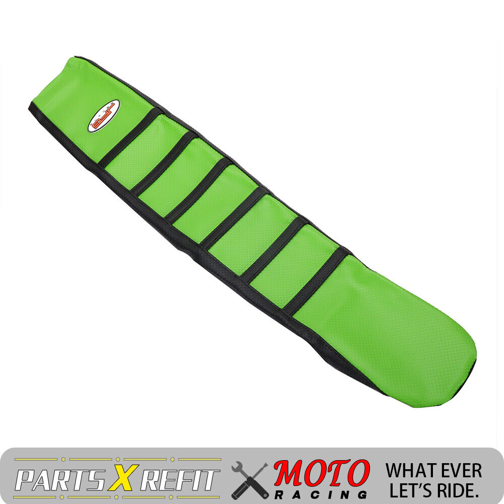 Motorcycle Green Ribbed Gripper Soft Seat Cover For KX450F 2012-2015 New