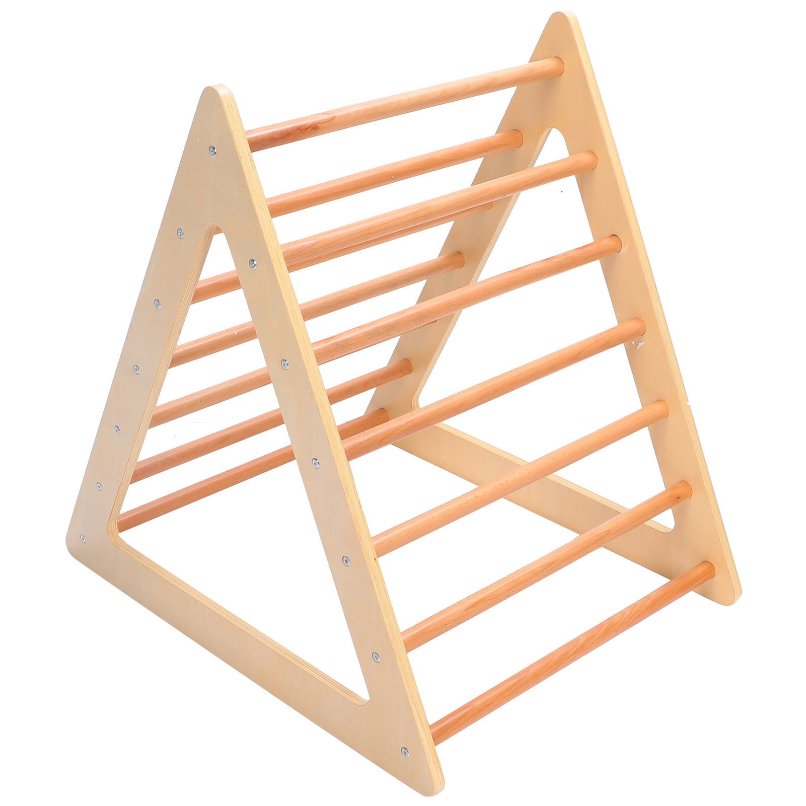 Folding Wooden Climbing Triangle Ladder for Playing and Climbing for Toddlers and Children