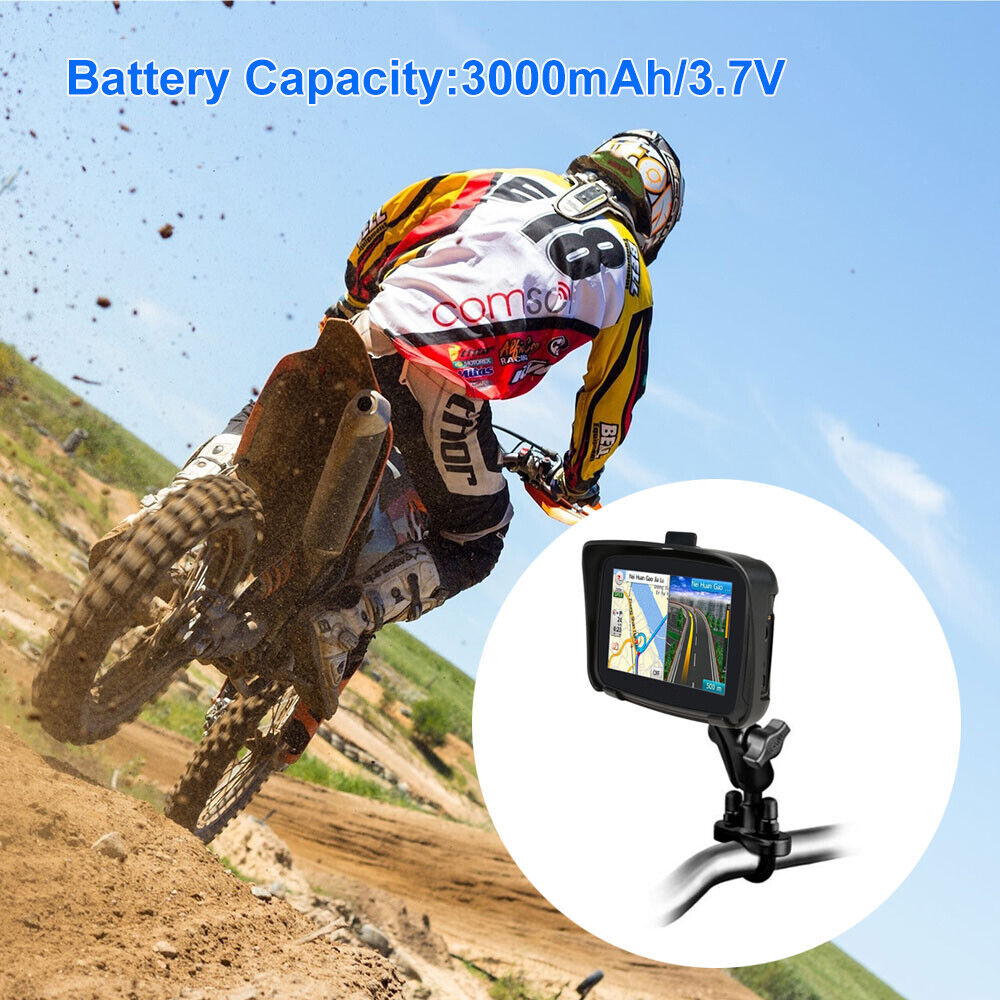 Android 5-inch IPS touch screen motorcycle navigator waterproof version headset