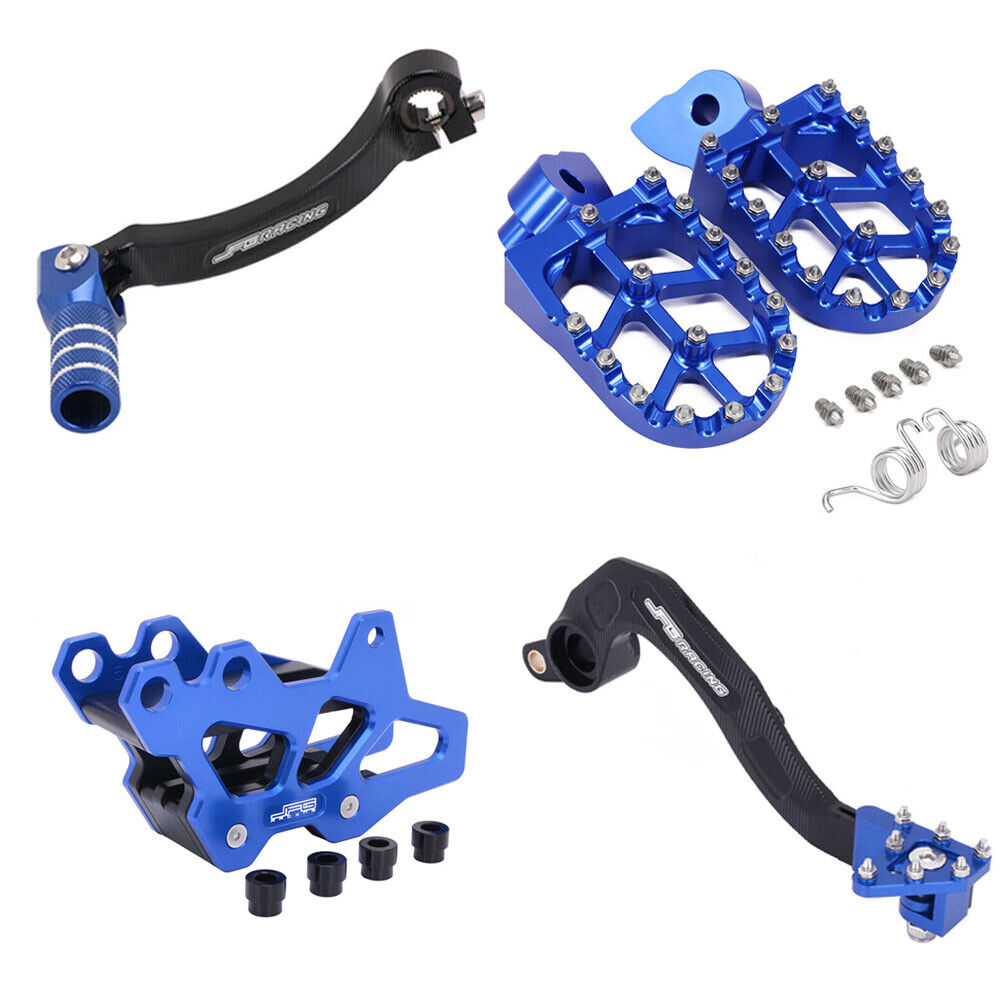 Foot Brake Pedal Shift Lever Foot Pegs Chain Guard Guide For YZ250F FX WR250F