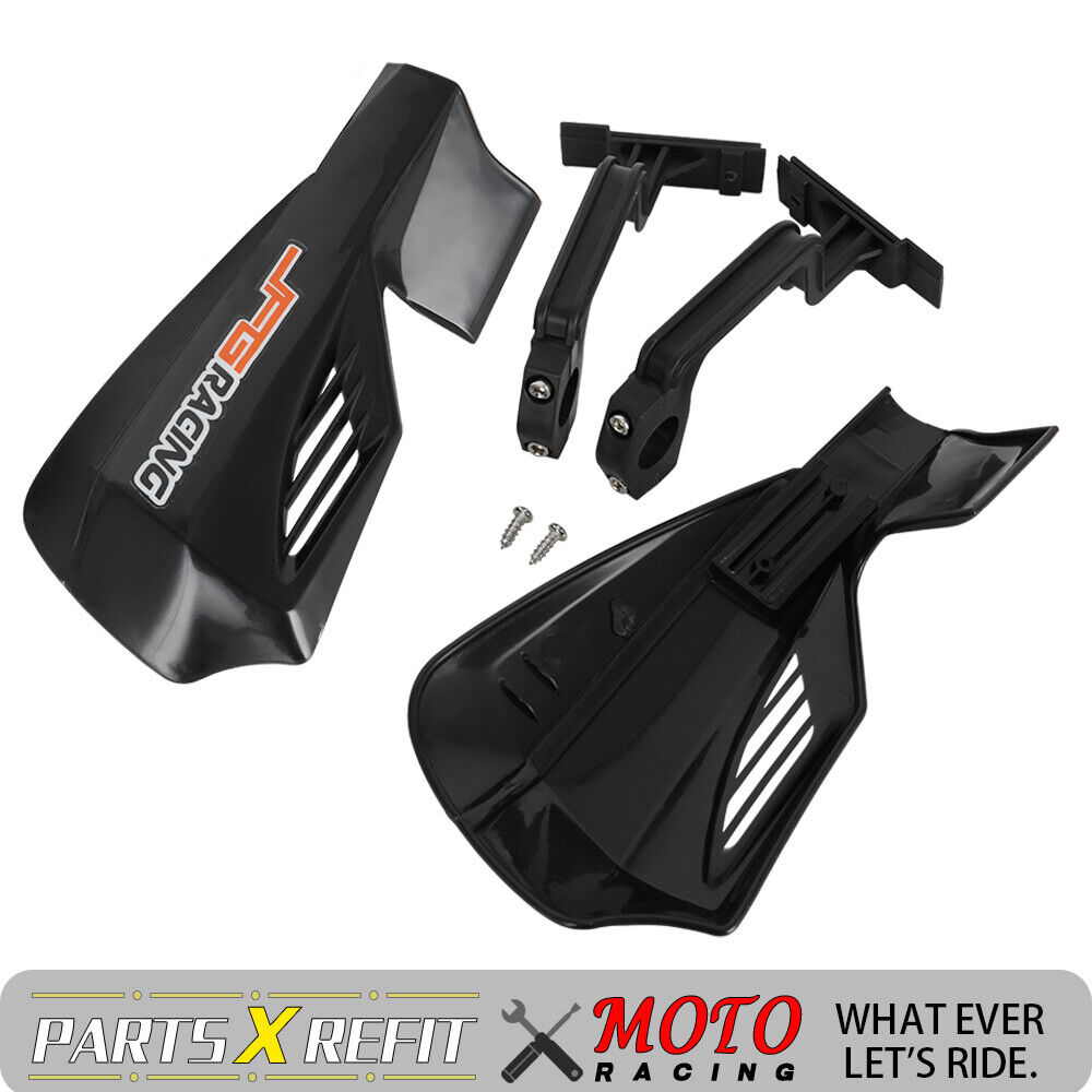 Motorcycle Hand Guards Universal For Dirt Bikes Enduro Black PP Plastic