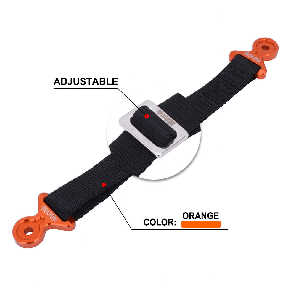 Motorcycle Orange 1*Rear Rescue Pull Belt For Universal Brand New