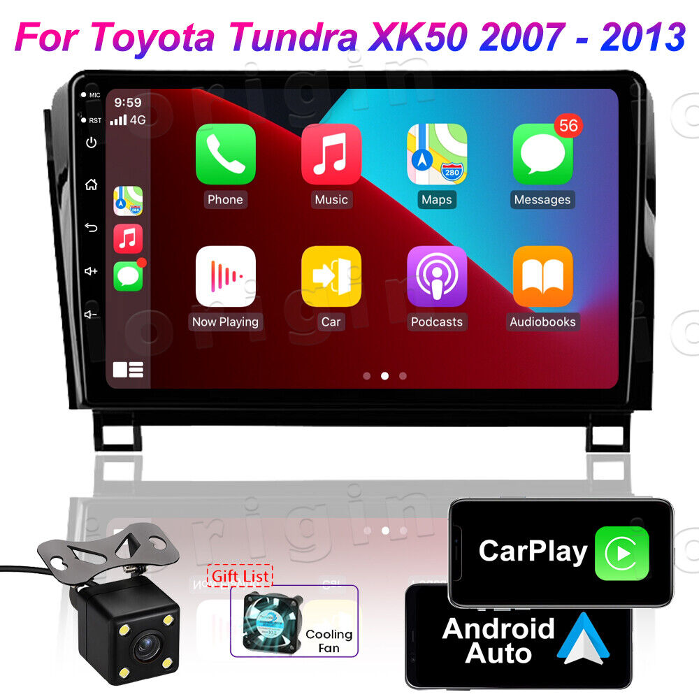 10.1" Android 10.1 Car Radio GPS Player For 2008-18 Toyota Sequoia 07-13 Tundra