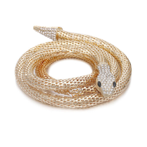 Adjustable Bling Choker Necklace for Women Flexible Snake Jewelry Girls Gift