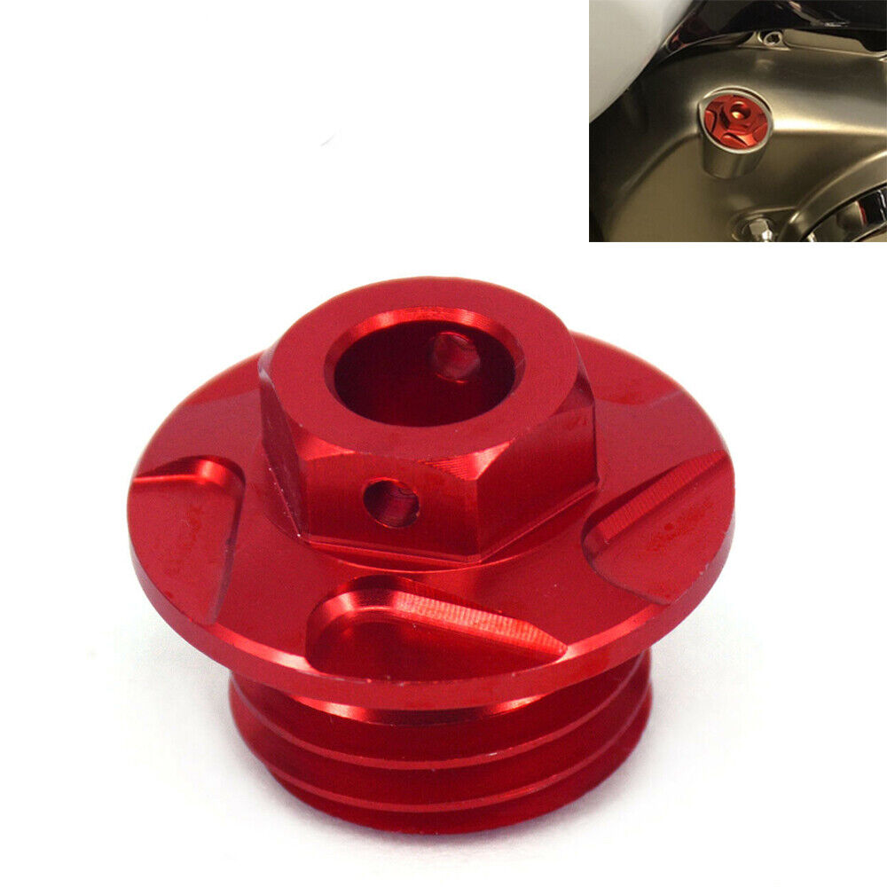 Engine Oil Fill Plug Screw Bolt For CRF150R CR250R CRF450R CRM250R TRX450R Red