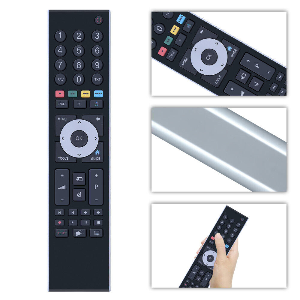 New TP7187R Replacement Remote Control For Grundig Smart TV
