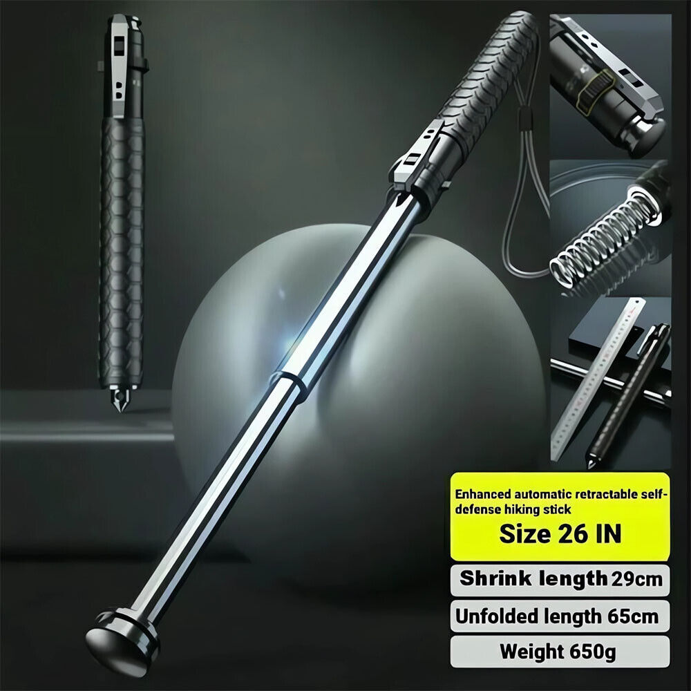 16/21/26" Styleshaus Enhanced Automatic Retractable Hiking Stick Standard Ship