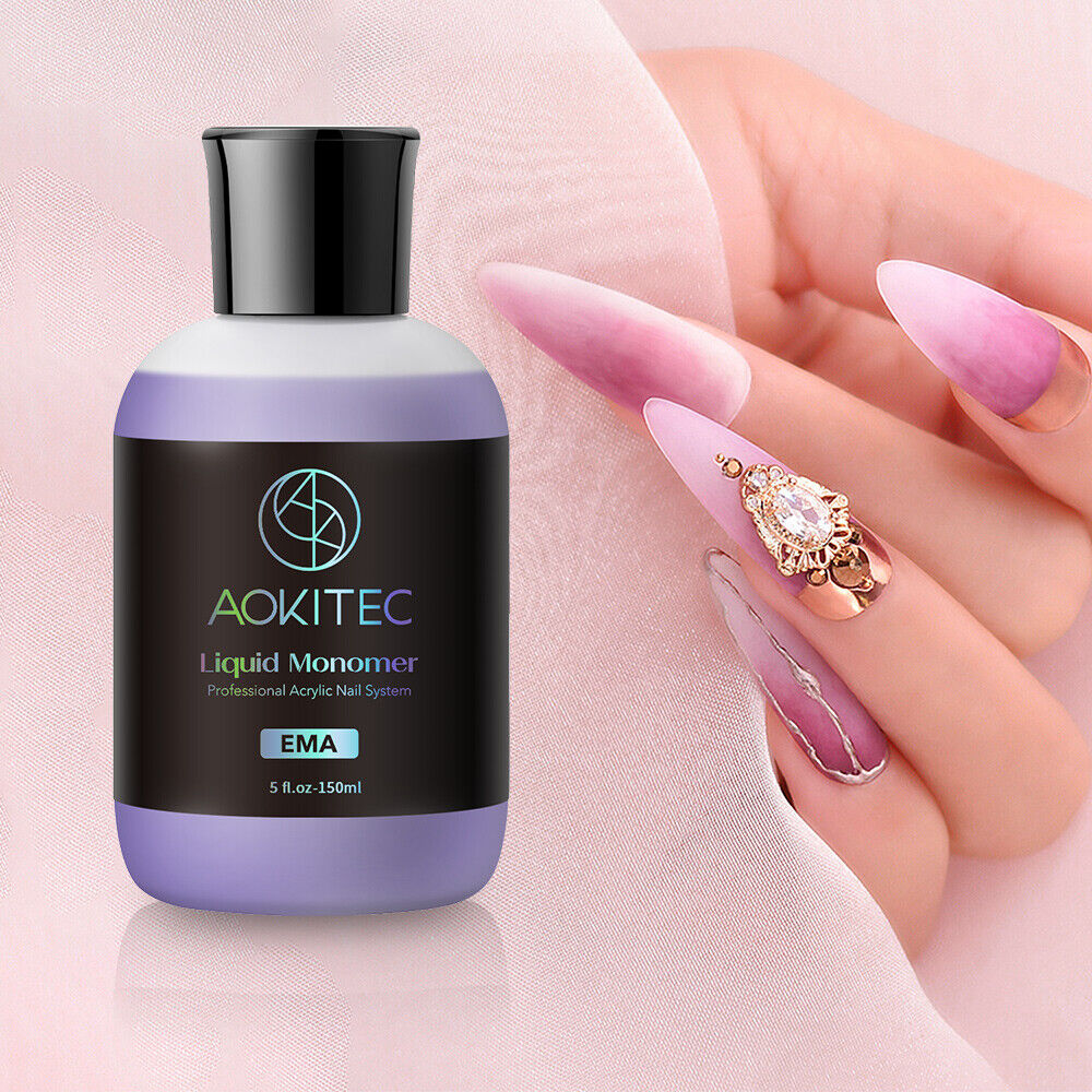 Aokitec Professional Acrylic Liquid 5OZ Acrylic Nail System Liquid Monomer 150ML